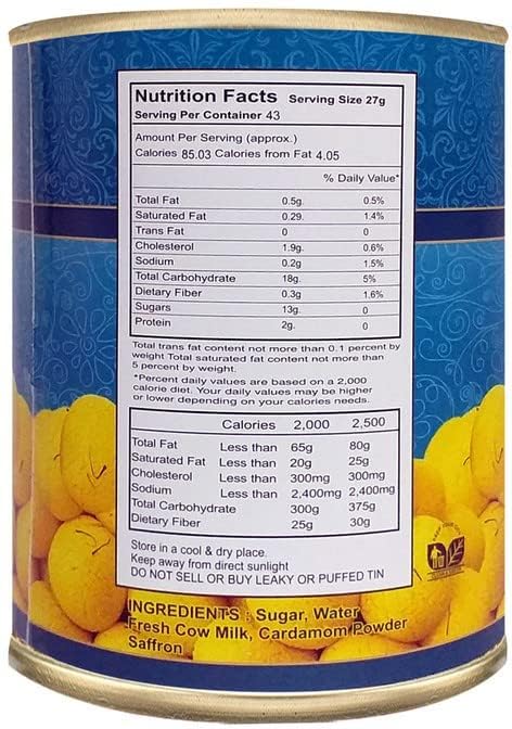 Image of Yuvraj Food Product Cham Cham & Rajbhog (kesar saffron) bikaneri sweets Diwali Festival combo pack of 2 (1 KG x 2) Tin pack