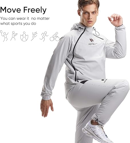 Miniatura 3 de HOTSUIT Sweat Sauna Suit Set, High-Tech Workout for Men to Achieve Weight Loss and Fitness Goals, Essential