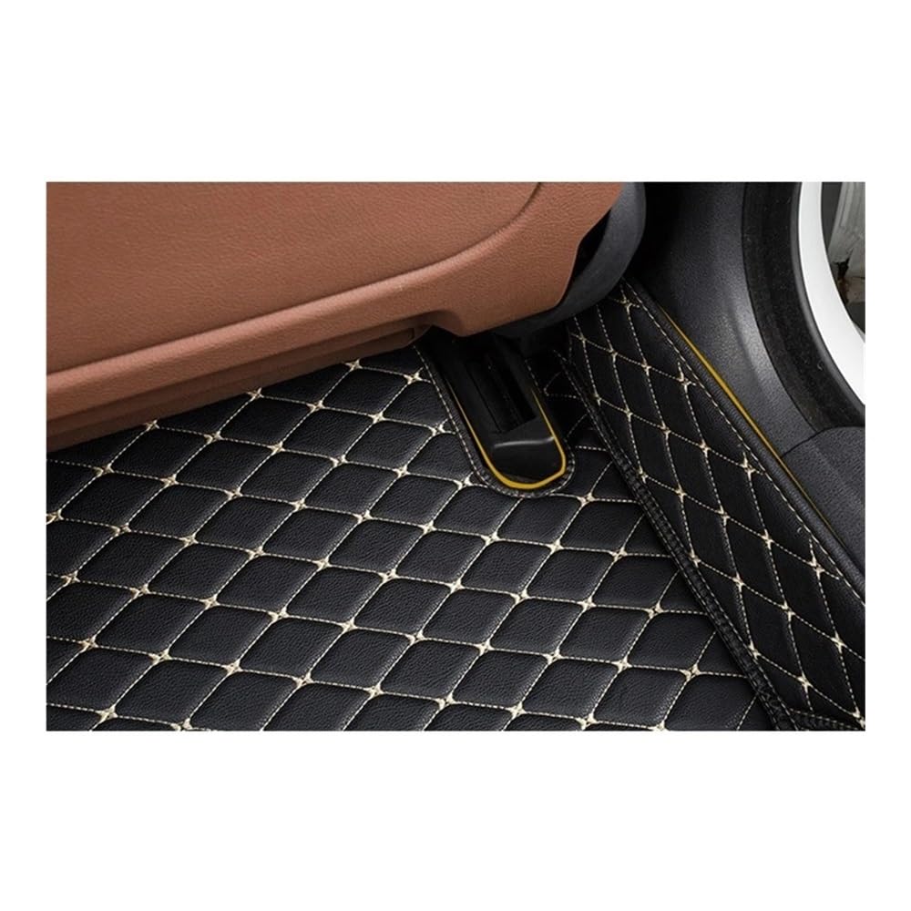 Generico Set tappetini Tappetini per Auto Personalizzati per Cadenza K7 per Foot Coche Accessorie Accesorios El Tappeto tappetti(Black Red)