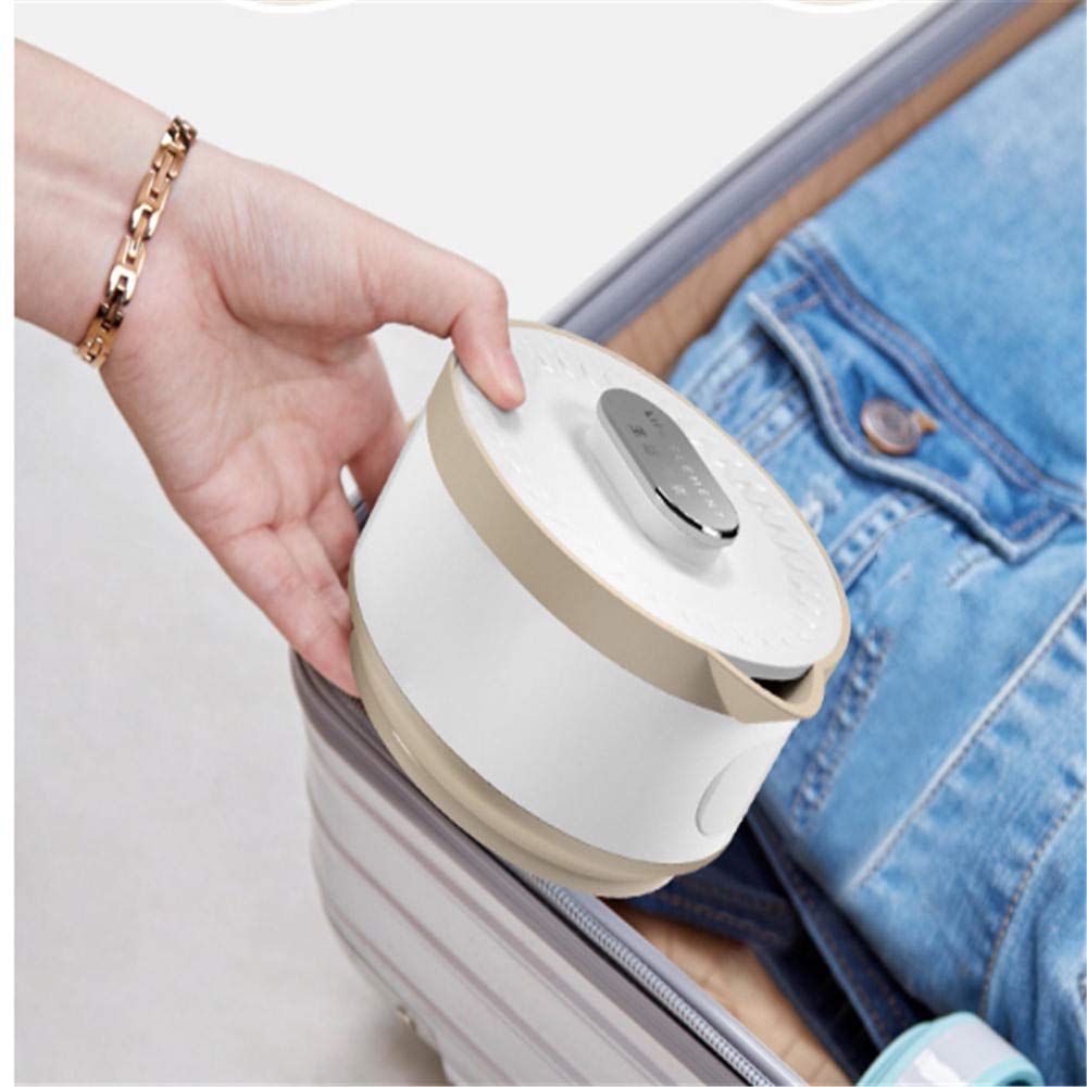 Bollitore elettrico, bollitore pieghevole, bollitore elettrico a compressione, mini isolamento da viaggio, portatile@Giallo Present