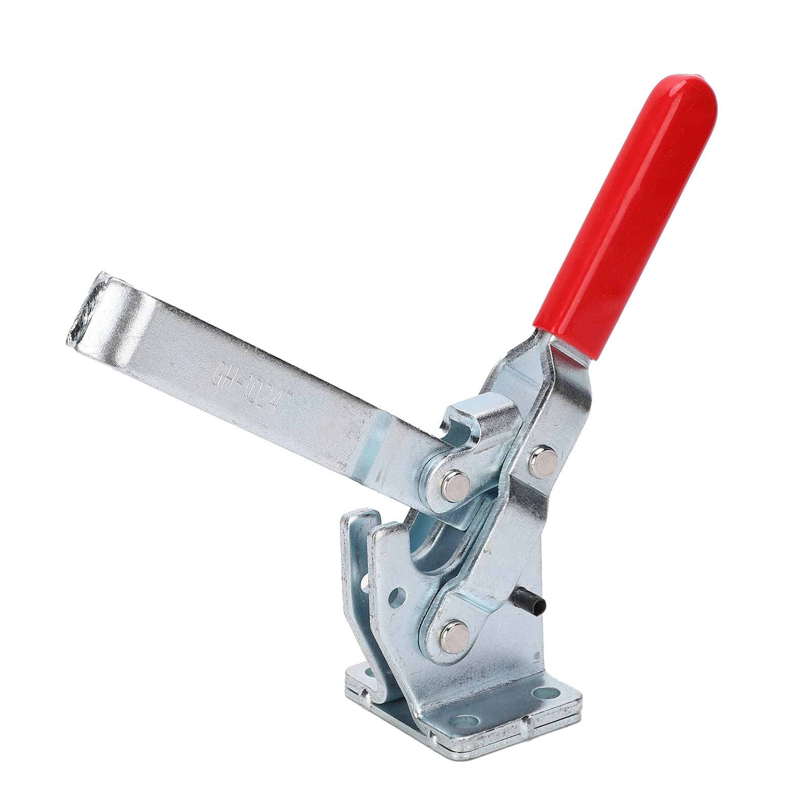 Abrazadera de palanca de liberación rápida vertical GH - 10247, capacidad de sujeción de 450 kg; abrazadera de palanca vertical para máquinas de carpintería, abrazadera de hierro