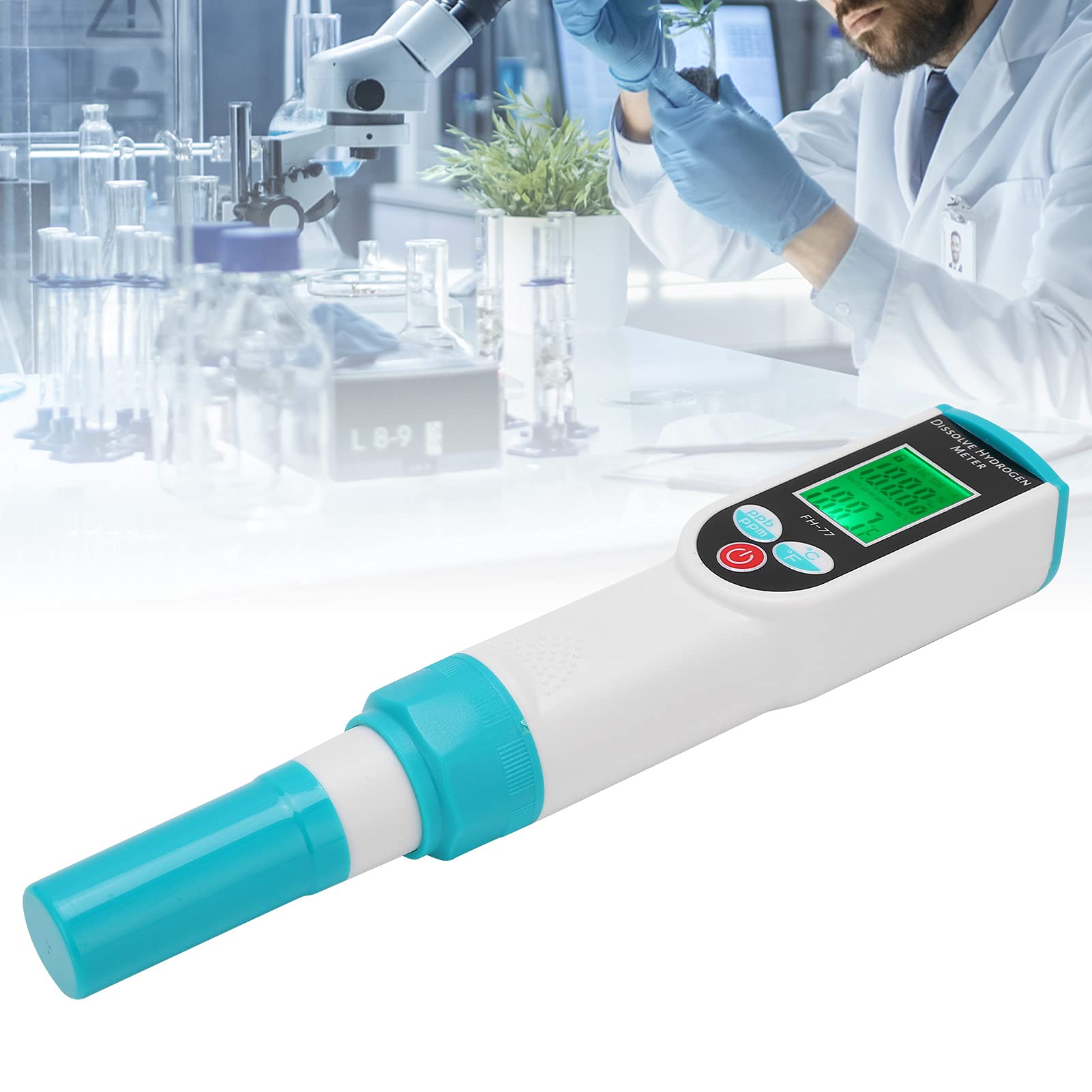 FH-77 Tester Wodoru ABS Przenośny Miernik Wodoru do Basenów Akwariowych w Laboratorium Akwakultury