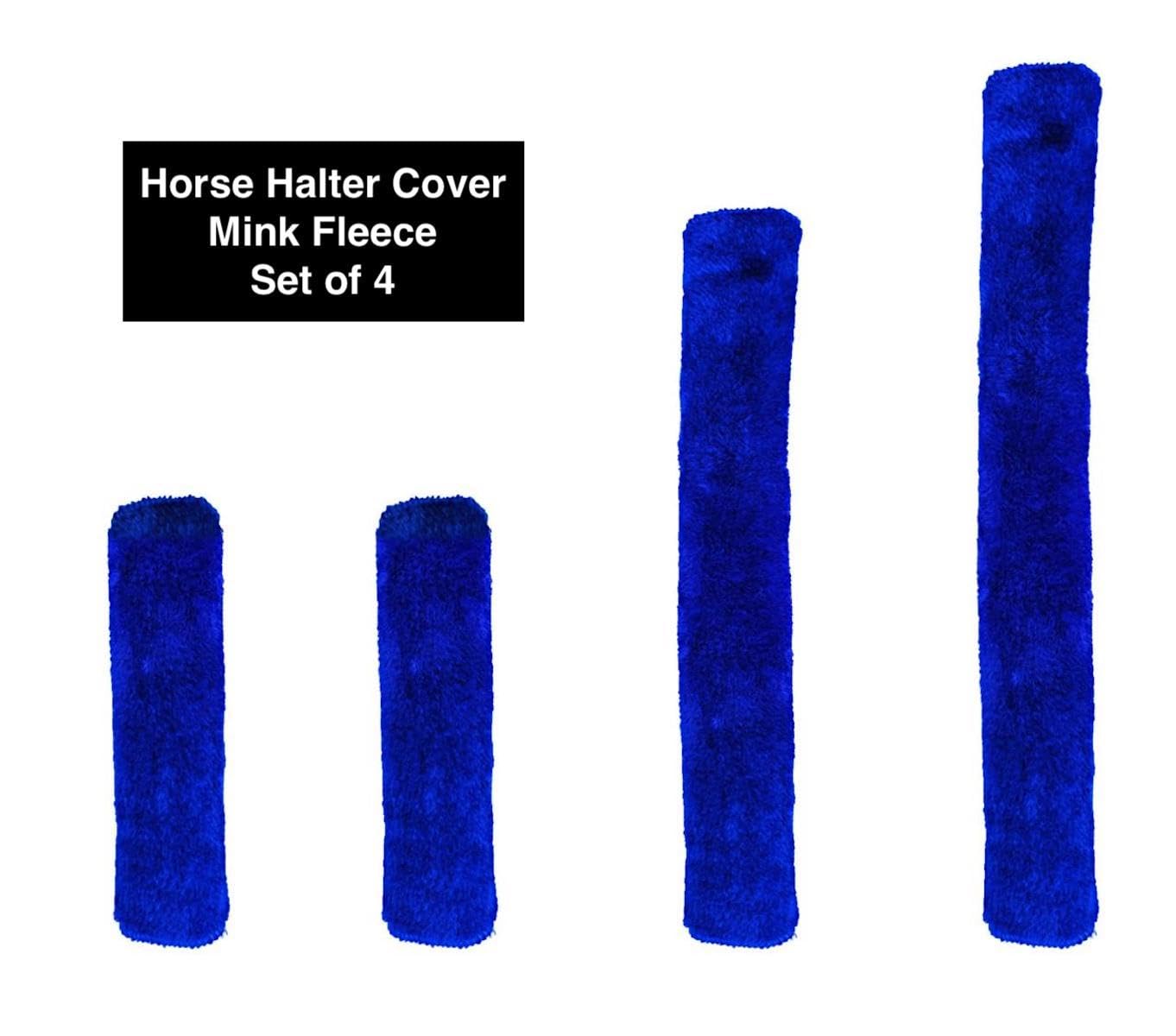 Majestic Ally horse Halter Fleece Set -Full, Set of 09 (Crown, Noseband, Cheeks, Chin, Neck Pieces) and Set of 4 (Crown - Image 4