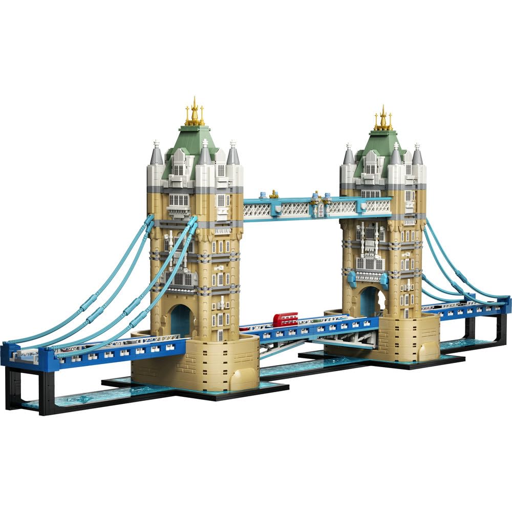 LEGO Architecture Tower Bridge 21067 | Model architektoniczny, duży zestaw klocków konstrukcyjnych, prezent dla podróżnika, pamiątka z Londynu, 3745 elementów