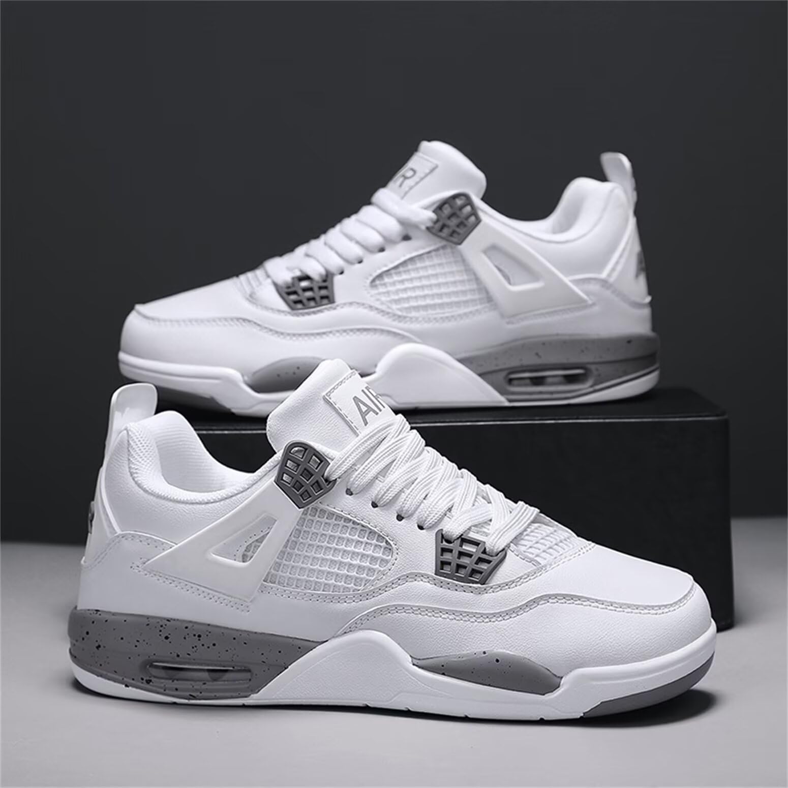 Zapatillas de Baloncesto para Hombre Retro Skate clásicas Suela de Goma Moda Zapatos Deporte Antideslizantes Botas de Baloncesto para Entrenamiento al Aire Libre