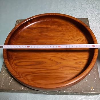 昭和丸盆美品　屋久杉　木製くり抜き　インテリア工芸品 世界遺産 銘木 貴重 鑑賞 Amazon.co.jp: 屋久杉 丸盆 くり抜き盆 世界遺産 屋久島 保管品