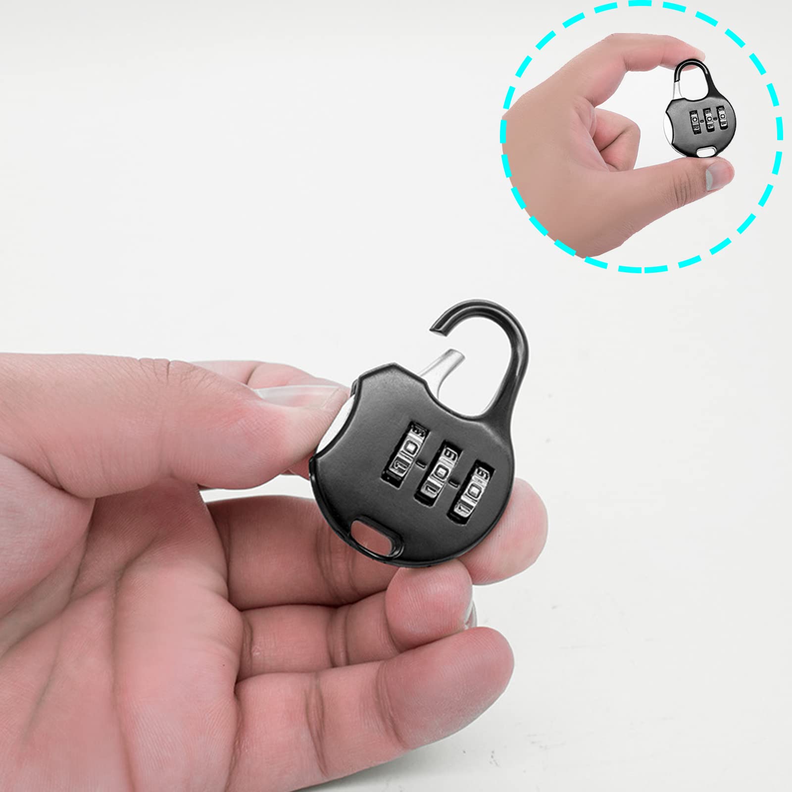 Cadenas Valise En Solde Cadenas De Sécurité Avec Combinaison à 3 Chiffres - Cablematic Cadenas Valise Soldes