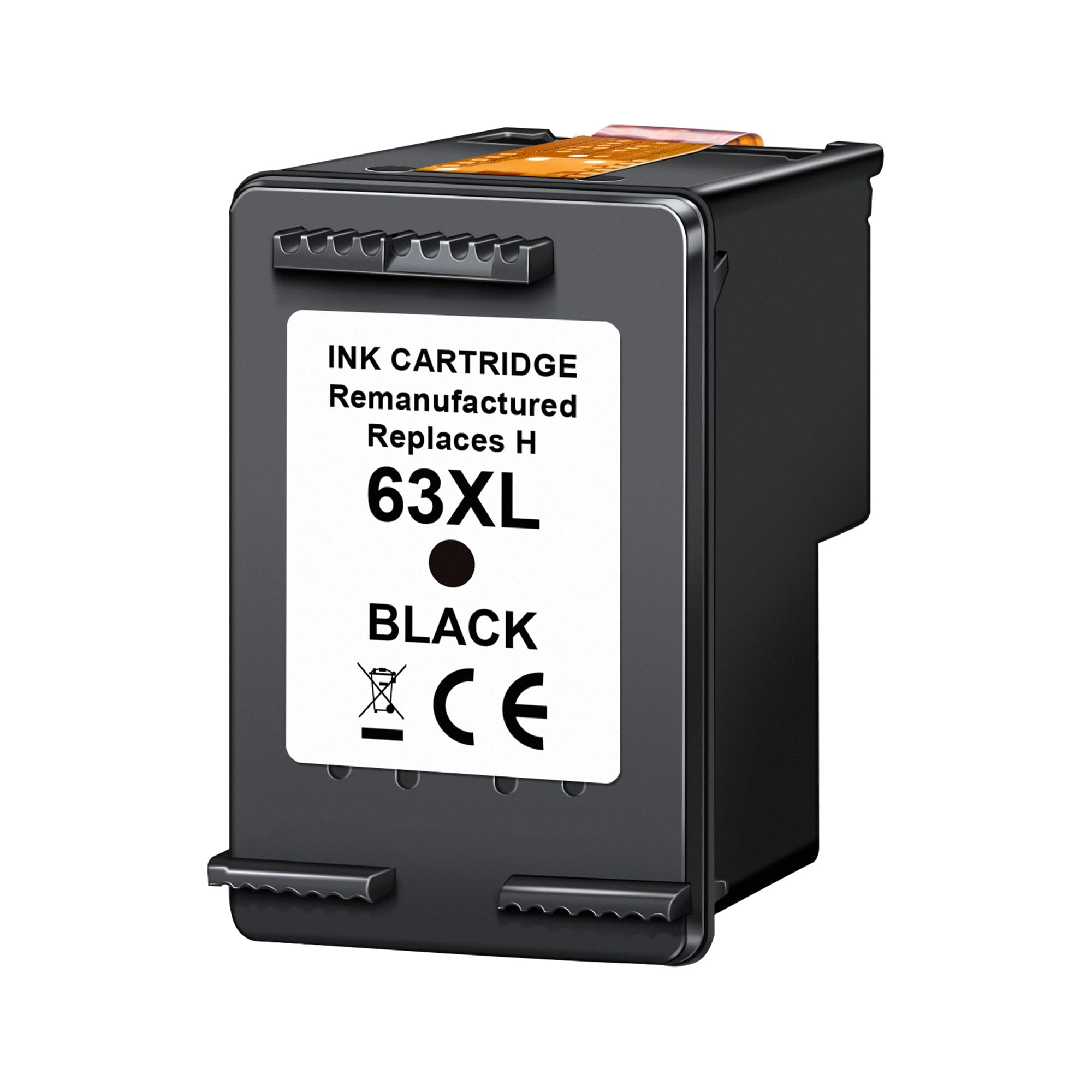 Adoccur 63XL Ink Cartridges Black for Ink 63 1 Pack