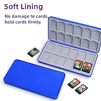 Vista 5 de 24-Slot Switch Game Card Case Compatible with Nintendo Switch Games or SD Cards, Switch Game Card Storage Holder Suitable for Switch, Lite & OLED