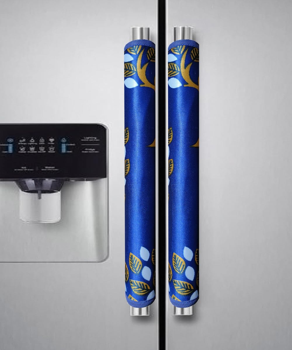 KANUSHI Industries® Multi-Purpose Refrigerator/Fridge Handle Cover/Fridge Handle/Microwave Handle Cover Cover Set (Set of 2) (FRI-2-HANDLE-BLUE-TREE) (B0CV5L86TX) Amazon Price History, Amazon Price Tracker