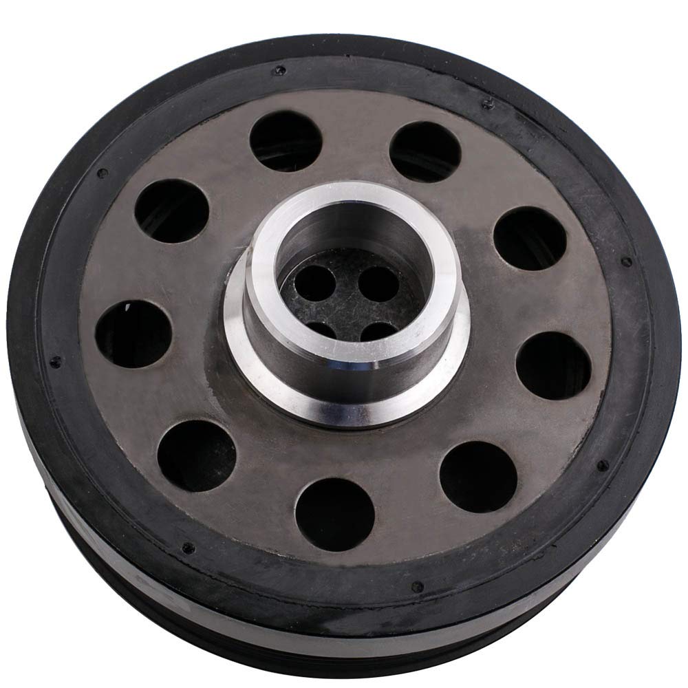 maXpeedingrods Poulie de vilebrequin pour N47 E81 E87 E90 E91 E92 E84, pour série 1 3 5 X1 X3, cylindre PK6