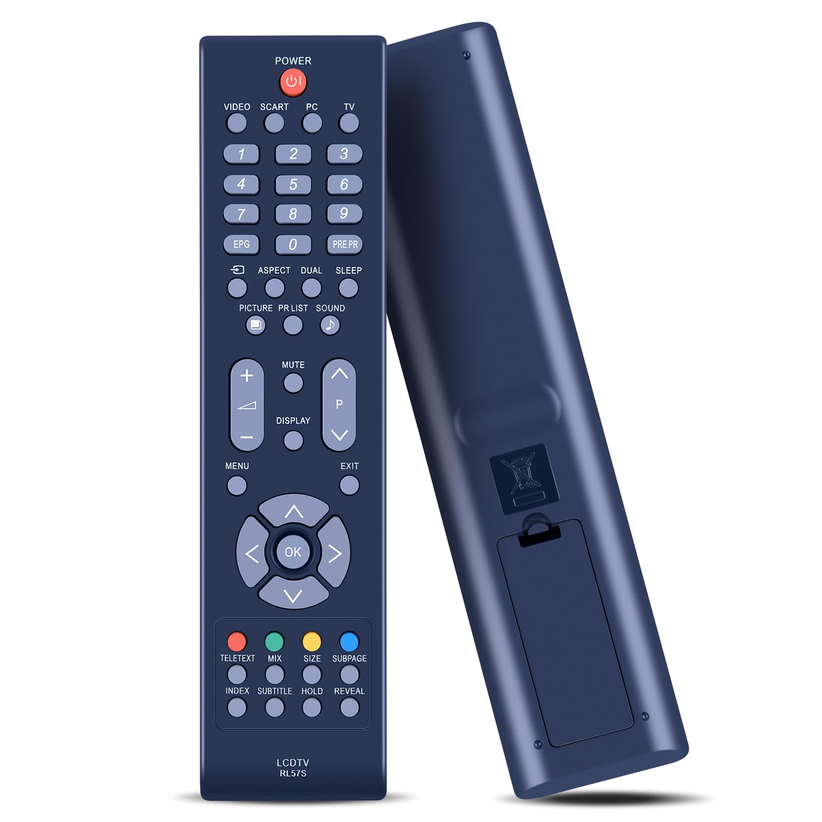 Telecomando Sostitutivo Per Sharp LCDTV-RL57S – Pronto All'uso – Batterie Incluse