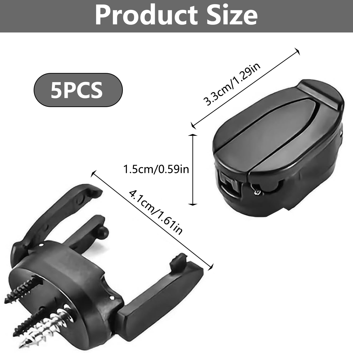 5 Pz Mini Raccoglitore di Putter, Strumento per Il Recupero delle Palline da Golf, Dispositivo ad Aspirazione per Golf, Raccoltore di Palline da Golf in Plastica, Accessori da Golf a Ventosa