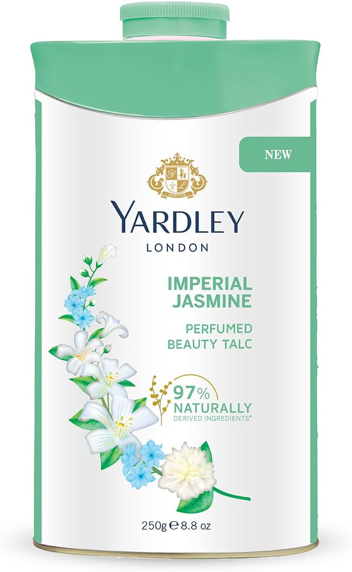Imperial Jasmine Perfumed Talc| Fragrant Beauty Talc for Women| Smooth Texture| 250g
