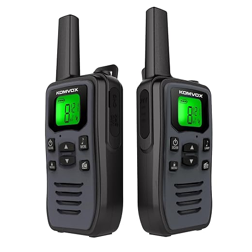 Rechargeable Walkie Talkies for Adults with 36 Channels, Long Range Two-Way Radio Walkie Talky with NOAA Weather Alerts, Emergency Radio for Camping Hiking Gear