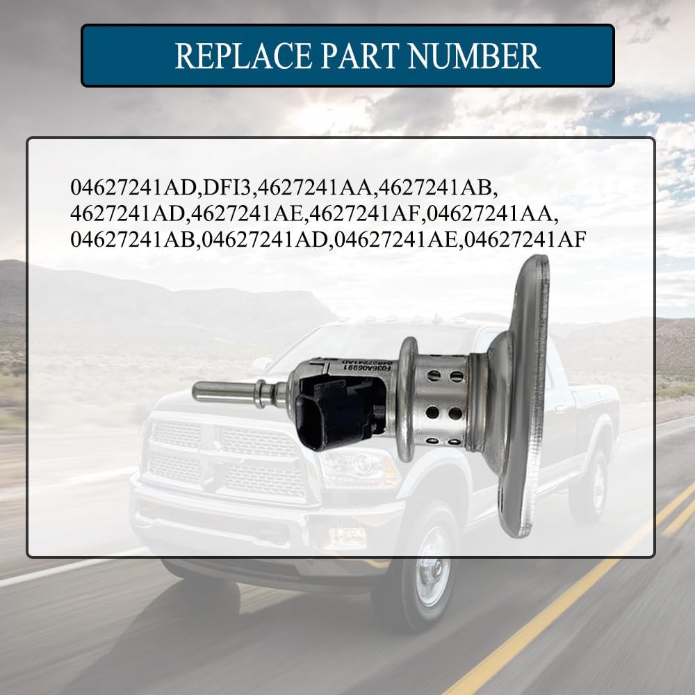 Diesel Exhaust Fluid Injector (DEF Injector) for 2013-2020 Dodge RAM 2500 3500 4500 5500 6.7L, Replacement for OEM 04627241AD, 04627241AF, FC445J281AC