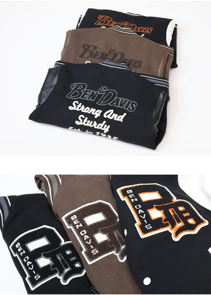 Amazon | BEN DAVIS ベンデイビス フェイクレザー 刺繍 ワッペン