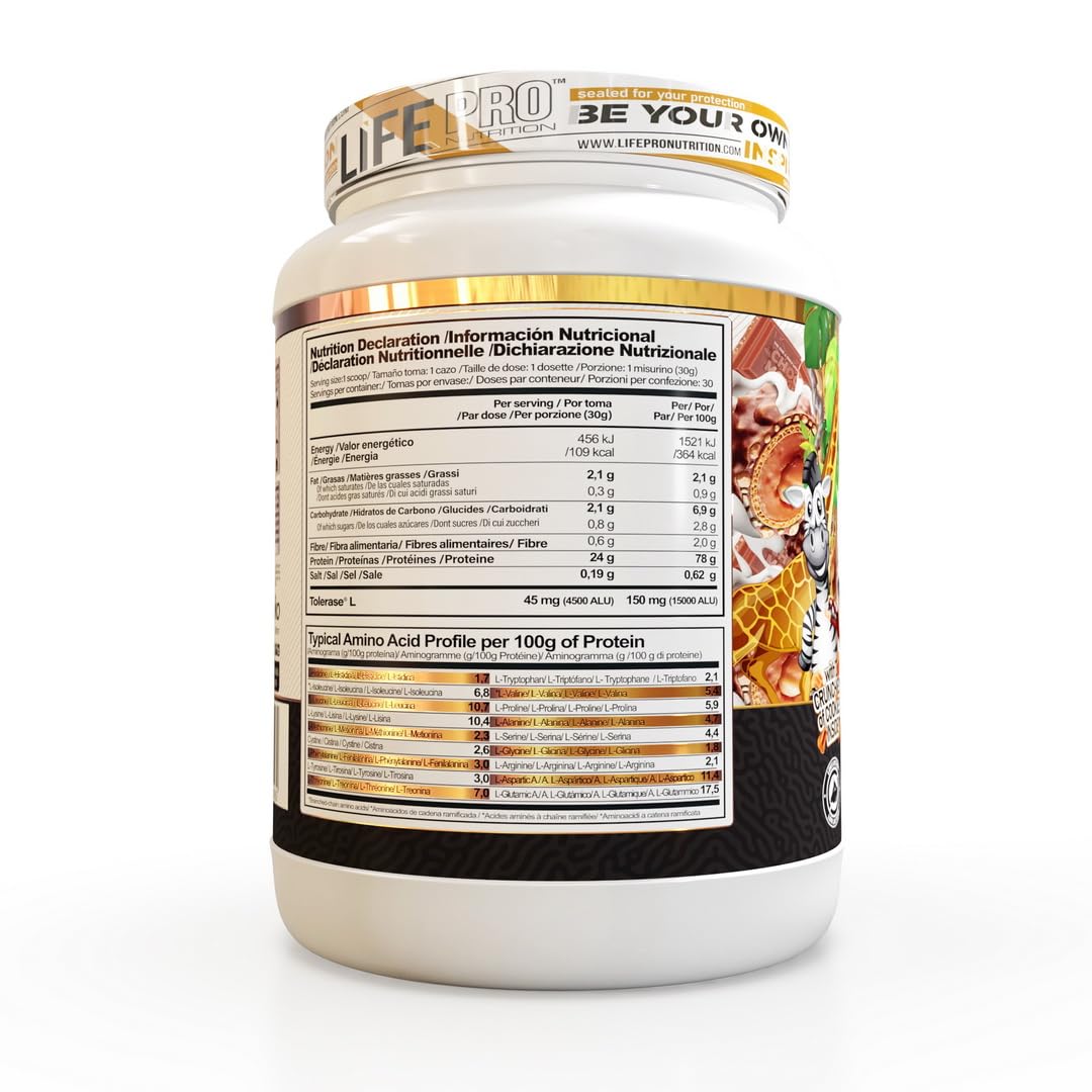 Life Pro Isolate Gourmet Edition 900g | Aislado de Suero con Sabores Espectaculares | Combate el Catabolismo y Ayuda al Mantenimiento de la Masa Muscular (Choco Monky Bombon Crocante)