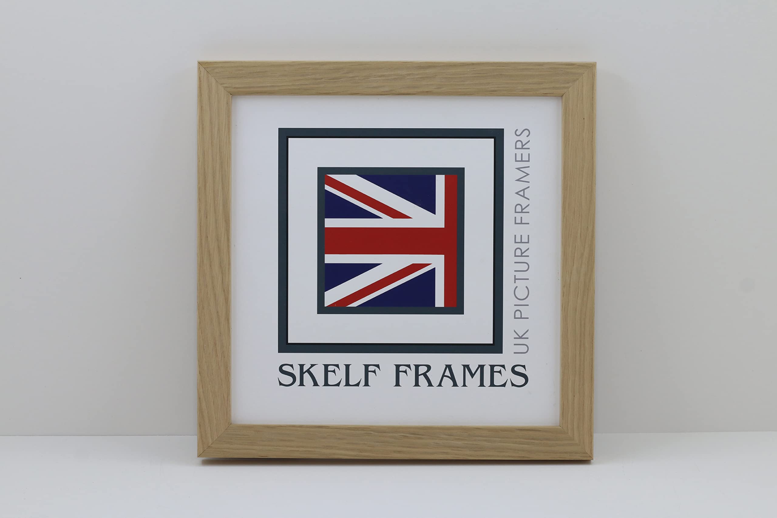 Skelf Frames Oak Phoenix Picture Photo Frames With Glass (13 X 13 Inches)