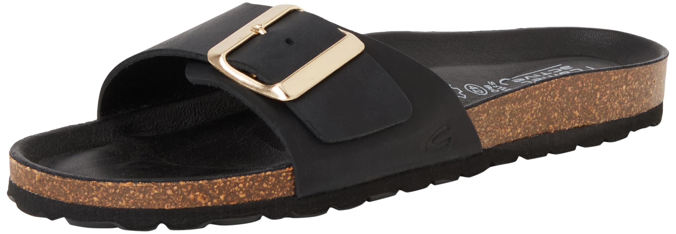 camel active Damen Sandalen mit Metallschnalle