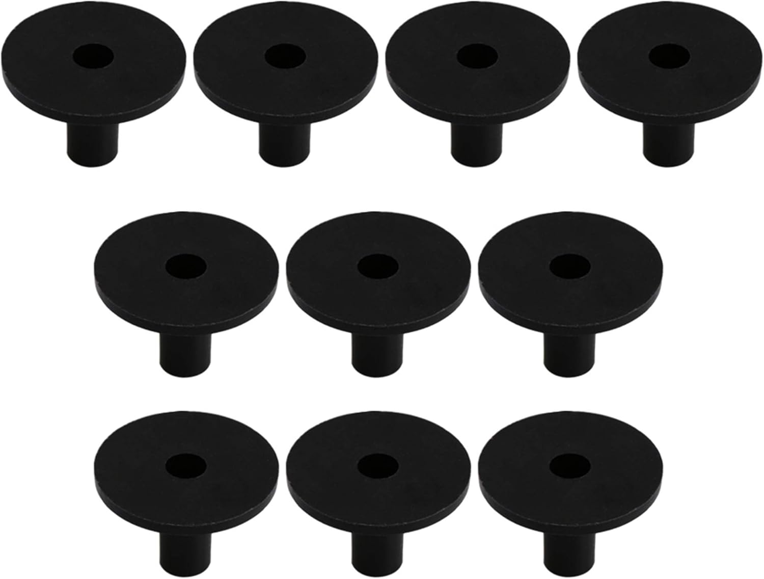 Yibuy 10PCS Drum Kit Cymbal Sleeves 4.2x3.8cm Drum Cymbal