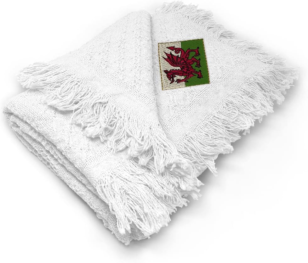Custom Embroidery Nursery Bedding Baby Blankets for Boys & Girls Wales Cotton