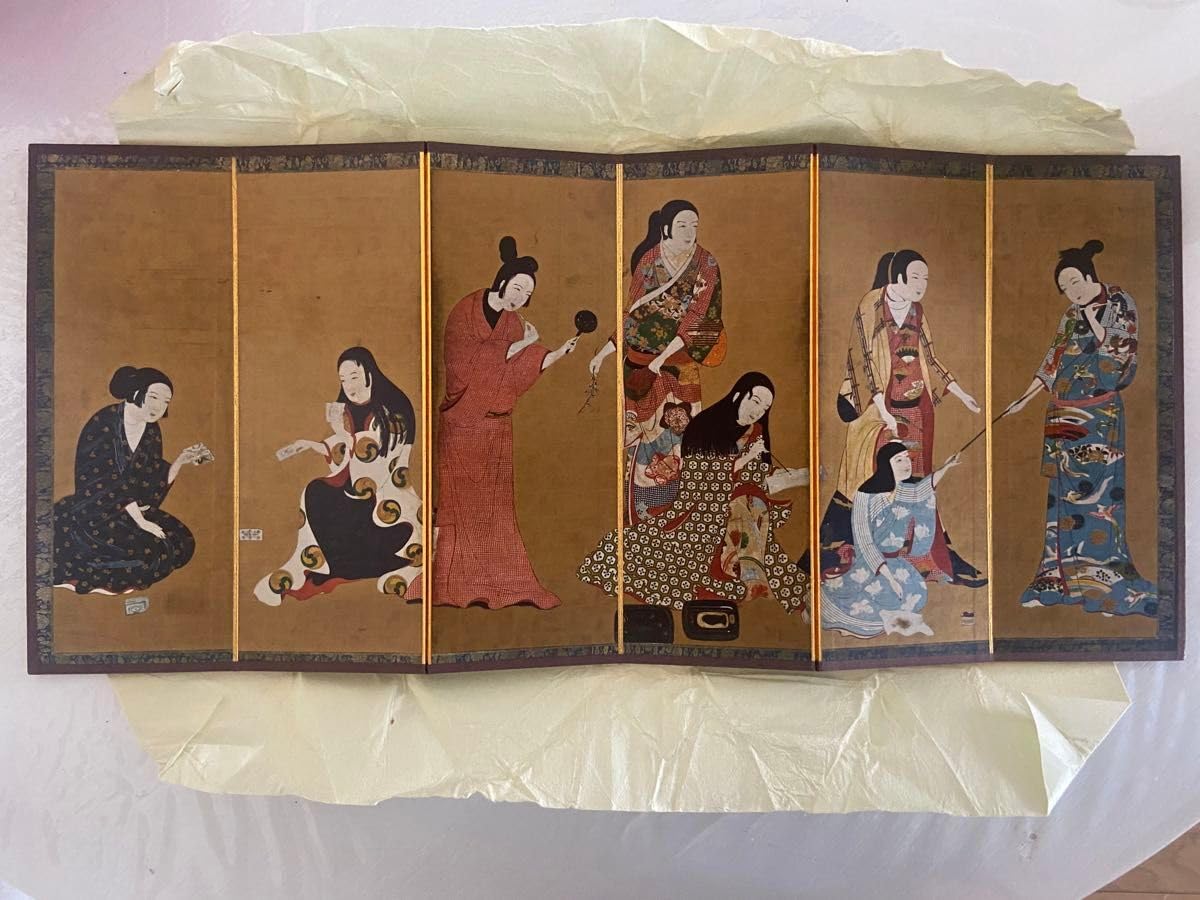 Amazon.co.jp: 国宝 松浦屏風 大和文華館蔵 江戸時代 : おもちゃ