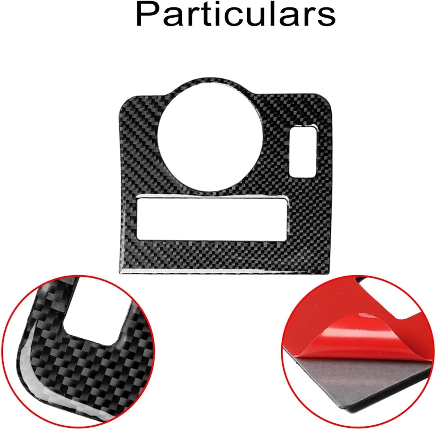 Carbon Fiber Car Headlight Switch Buttons Sticker Interior Trim Cover for Fords Mustang 2009 2010 2011 2012 2013 2014 Accessories