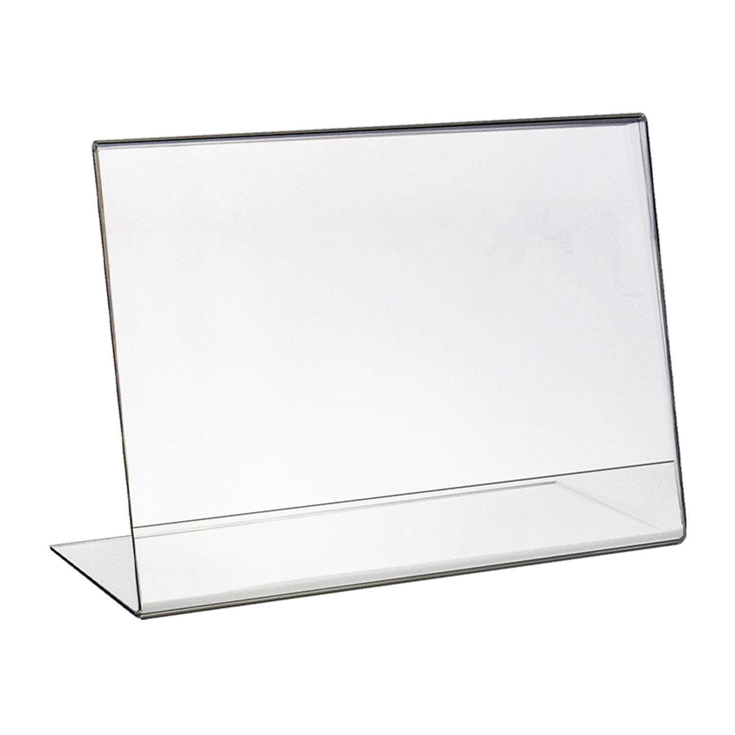 Hmf 1 Piece 46931 Acrylic Menu Holder Inclined | Din A6 Landscape Format | Transparent