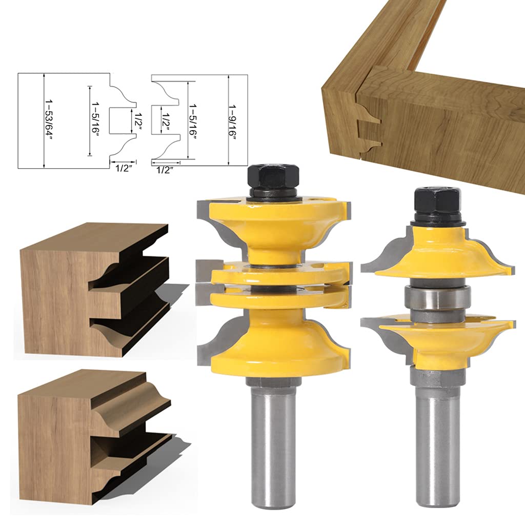 Fraise à tige de 12 mm pour portes intérieures. Une belle fraise stable et durable