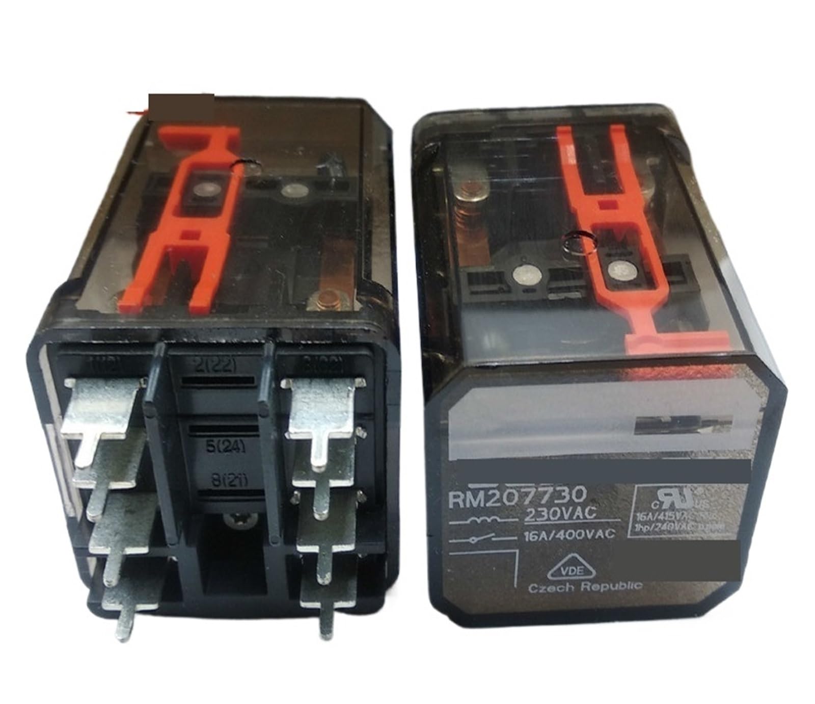 Relais 230VAC 16A RM207730 à 8 broches pour tableaux électriques