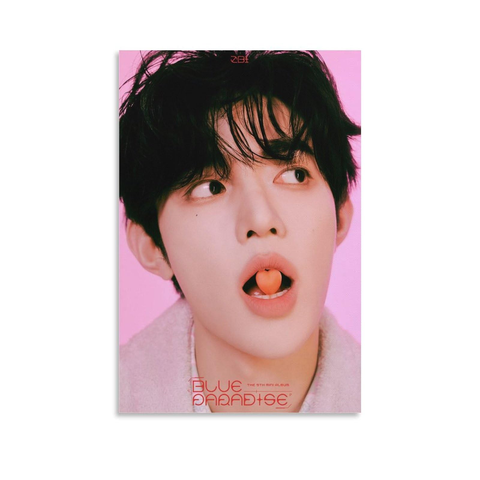 K-pop Idol Zhang Hao ZB1 Blue Paradise Zerobaseone Album Cover