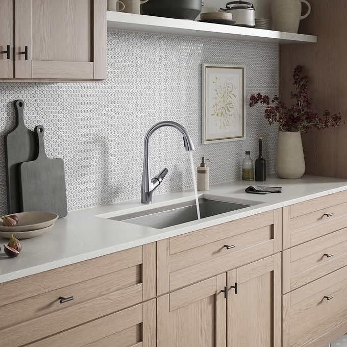 Stainless Steel Touchless Pull-Down Kitchen Faucet with Spray