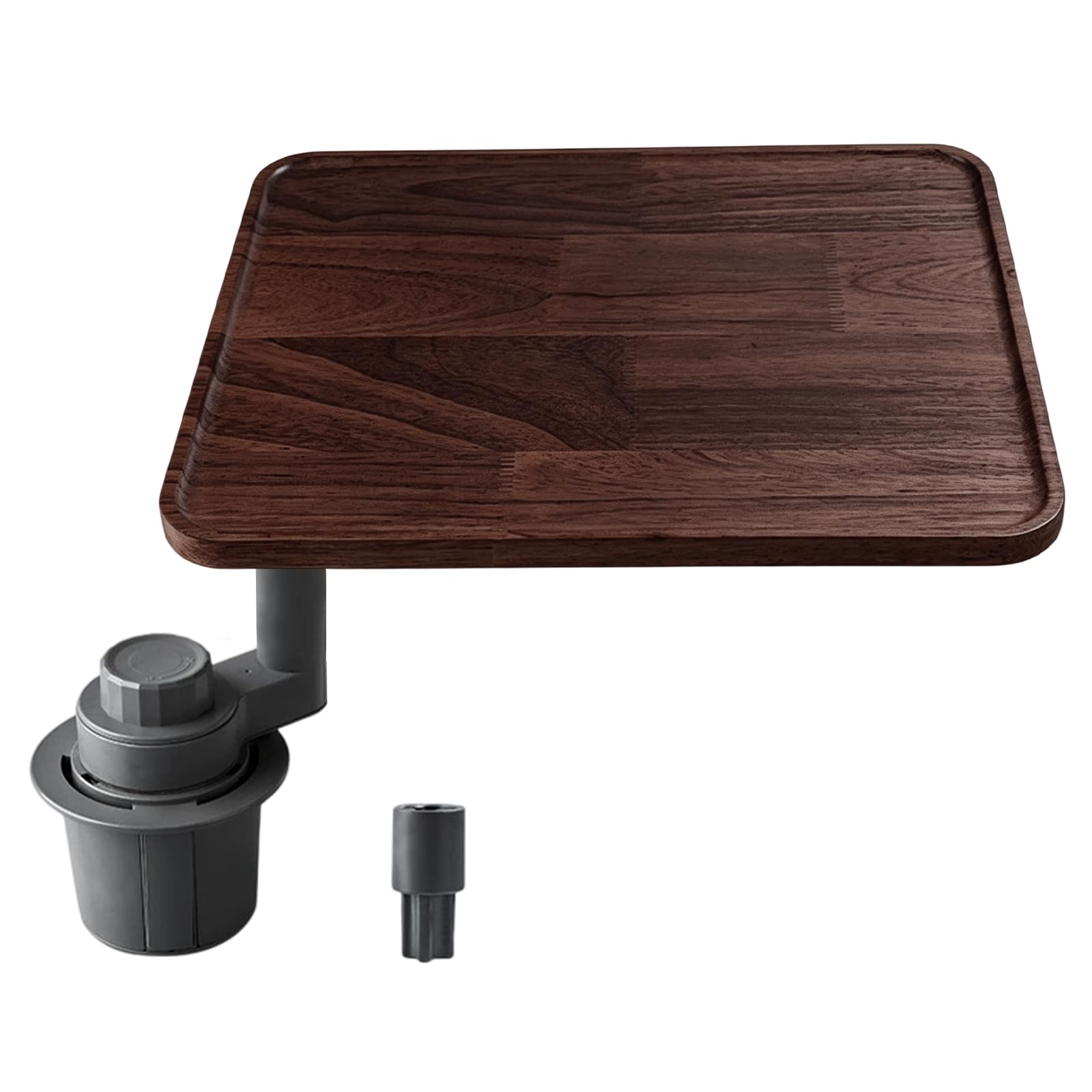 Autotisch für Beifahrer Auto Tray Tablett, 360° drehbar Schreibtisch aus Holz für Autofahrten, Auto Tisch Snacktablett zum Essen,Trinken und Schreiben, Laptop, Arbeit