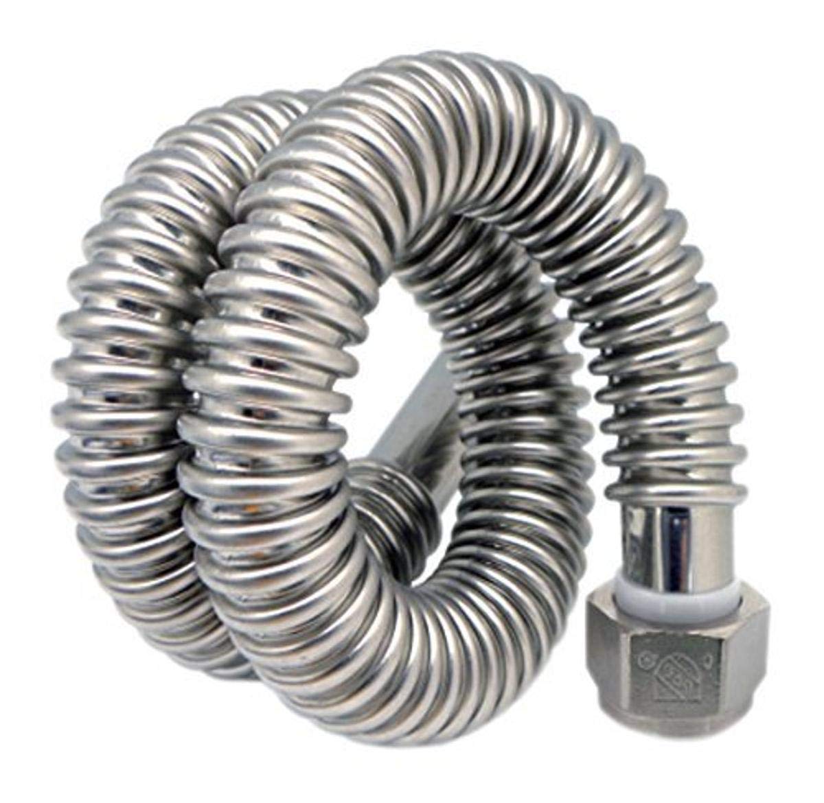 Easyflex EFWC-034-SS-1010-18 Stainless Steel 034 Series Water Heater Connectors, 3/4" FIP x 3/4" FIP, 18", 3/4" ID
