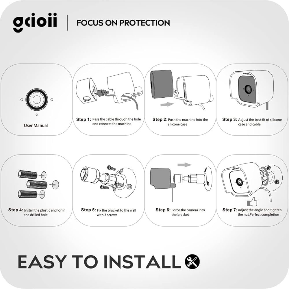 Amazon.com : Blink Mini Wall Mount Bracket with Protective