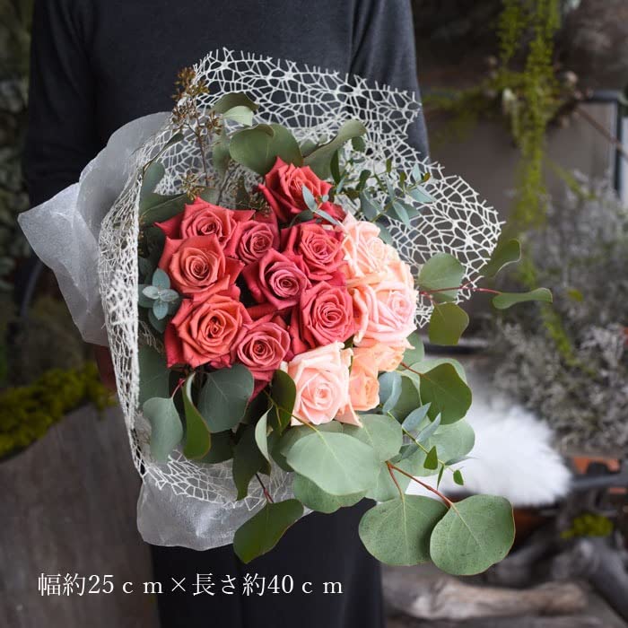 Amazon｜アースカラー バラ ローズ 花束 ブーケ ニュアンス