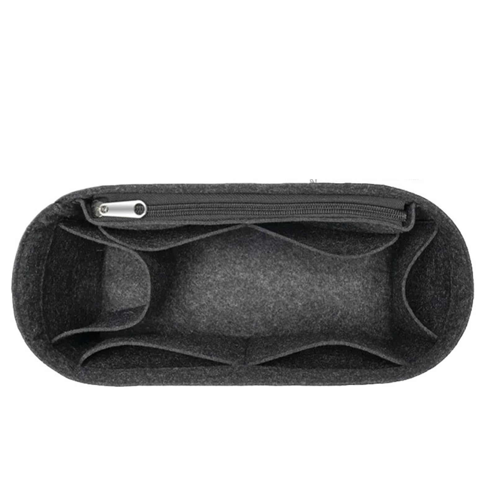 Organizador De Bolso 3 uds Bolsa de inserción de Fieltro Bolsa Interior Bolso de Mano Bolsa de inserción Bolso Forro Mochila Bolsa de Almacenamiento Organizador De Fieltro(Deep Gray)