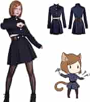 【うい】釘崎野薔薇 コスプレ フルセット Amazon.co.jp: 呪術廻戦 釘崎野薔薇 コスプレ 衣装 ウィッグ付き