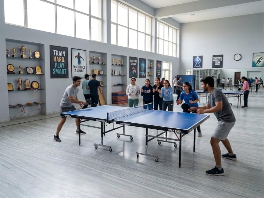 Image of STEP OVER Tournament 18MM Heavy Duty ||Laminated Top 18mm||High Performance||Schools||Resorts||Clubs|| TT Academy ||Free TT Table Cover + 2 TT Racket & Balls||Limited Edition 2026