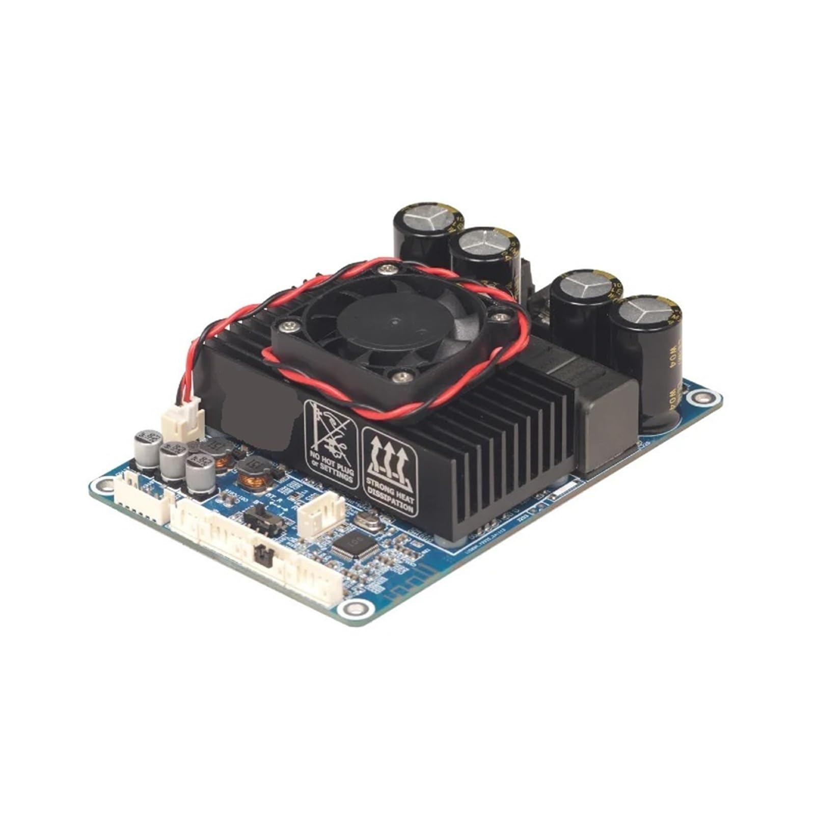 Amplificateur Bluetooth 5.3 DSP 300 W + 300 W DC18-48 V, entrée AUX, contrôle du Volume, Carte d'amplification pour Home cinéma