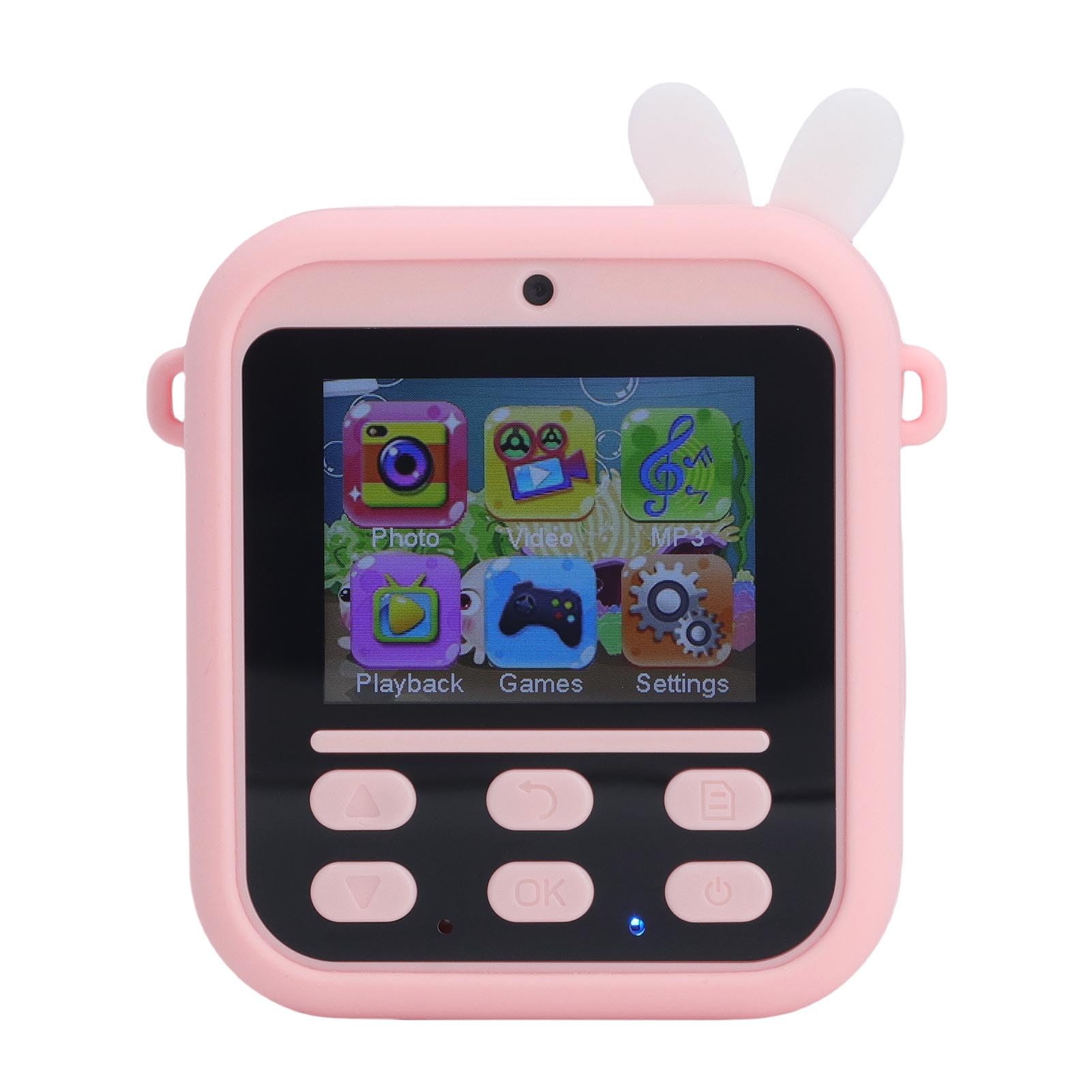 Zopsc Instant Print Camera for Kids, 48MP 2.4in HD Digital Cameras with Double Lens, 16x Zoom, Filters, Games and Music, Christmas Birthday Gift for Boys, Girls (Pink Rabbit)-image-23