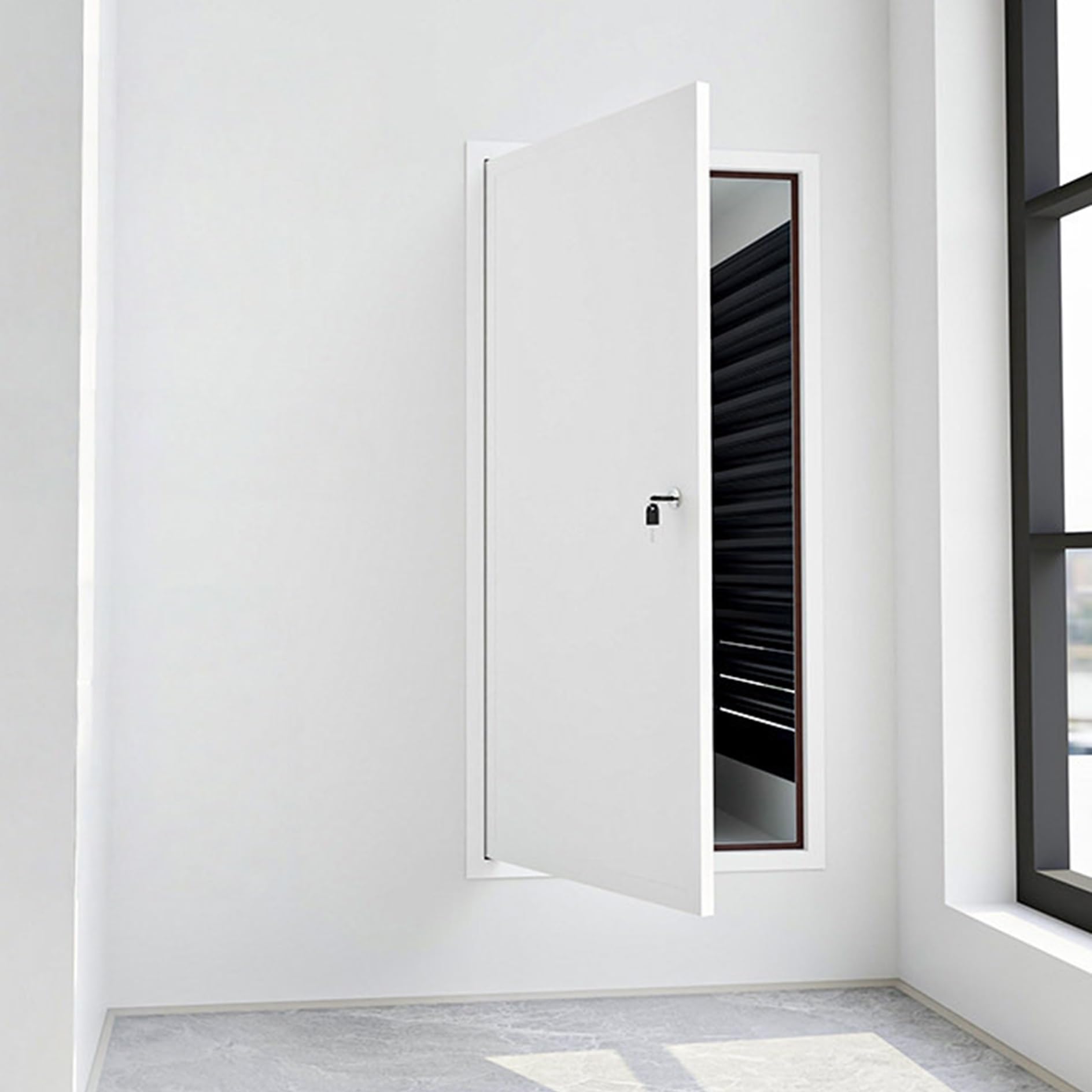 Puerta de inspección de aluminio 86x91cm insonorizada para drywall