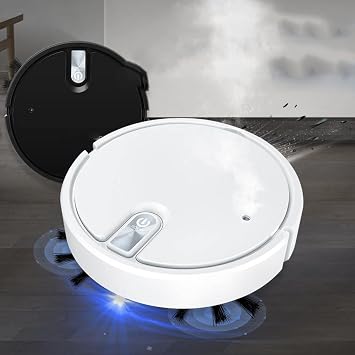 TOPMELON Floor Cleaner Slim Sweep Mop Machine White