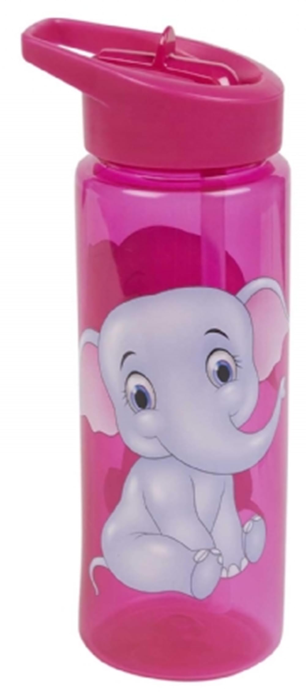 Ravensden Elephant Drink Bottle, 19cm, Pink