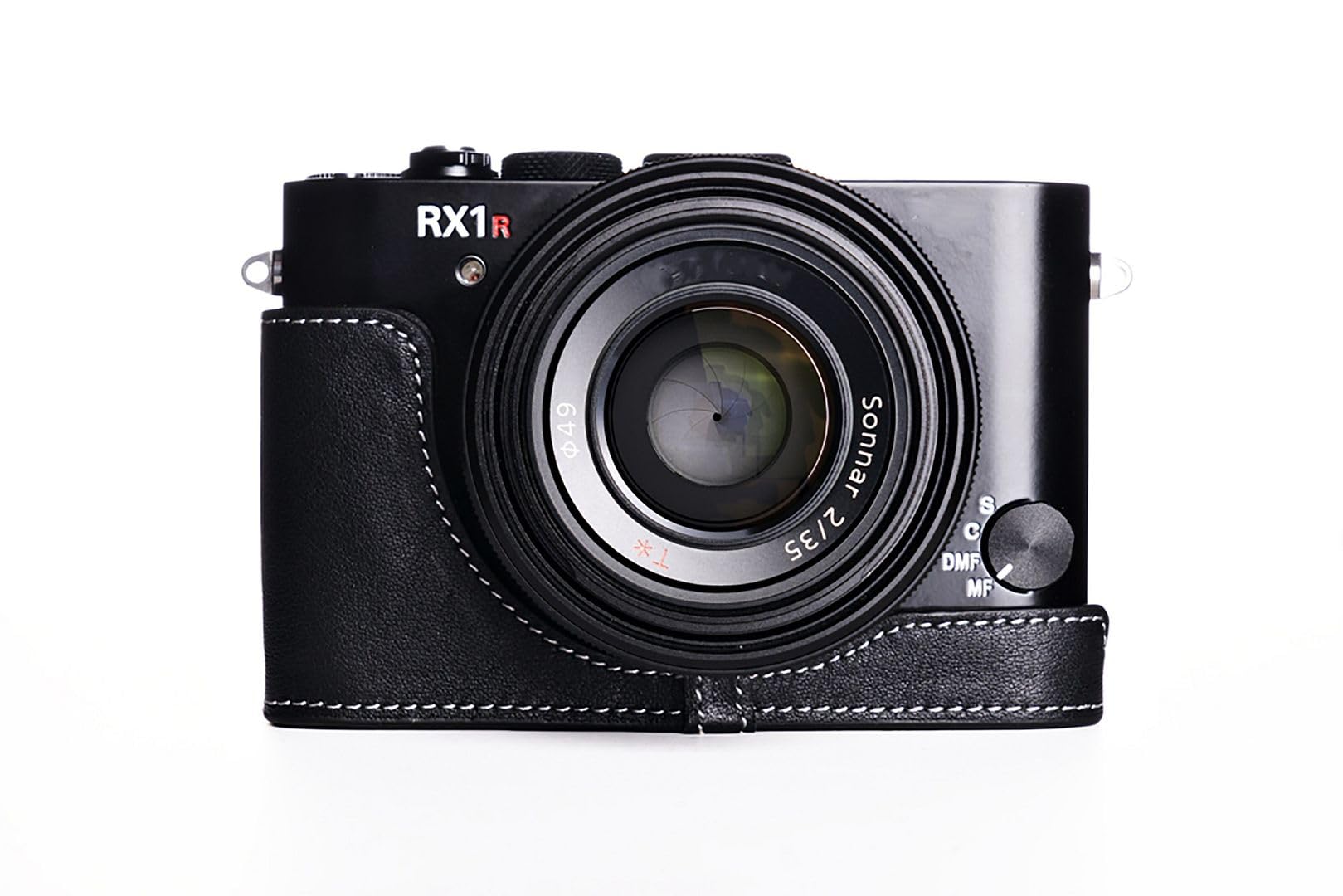 Echte Leder-Halbkameratasche Für Sony RX1R II – Schick, Sicher & Alltagstauglich