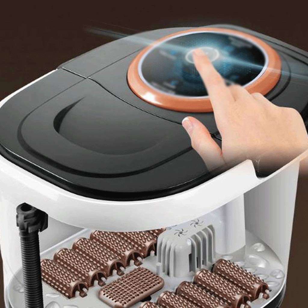 Masajeador de Baño de Spa para Pies con Control de Temperatura, Rodillos Motorizados, Temporizador Y Pantalla para Aliviar el Estrés en Los Pies