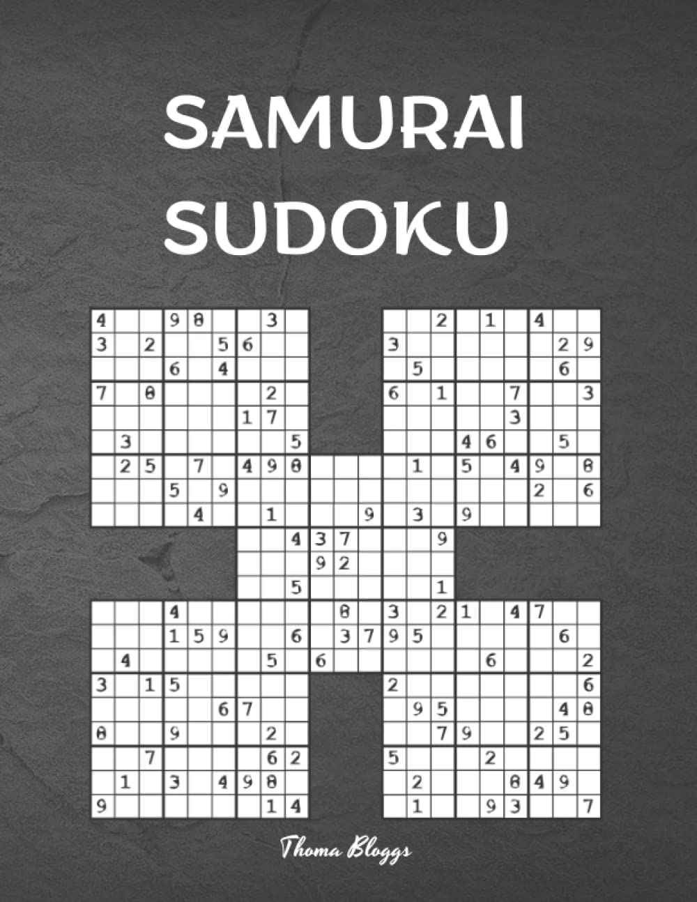 samurai sudoku: brain training puzzle with unique solutions