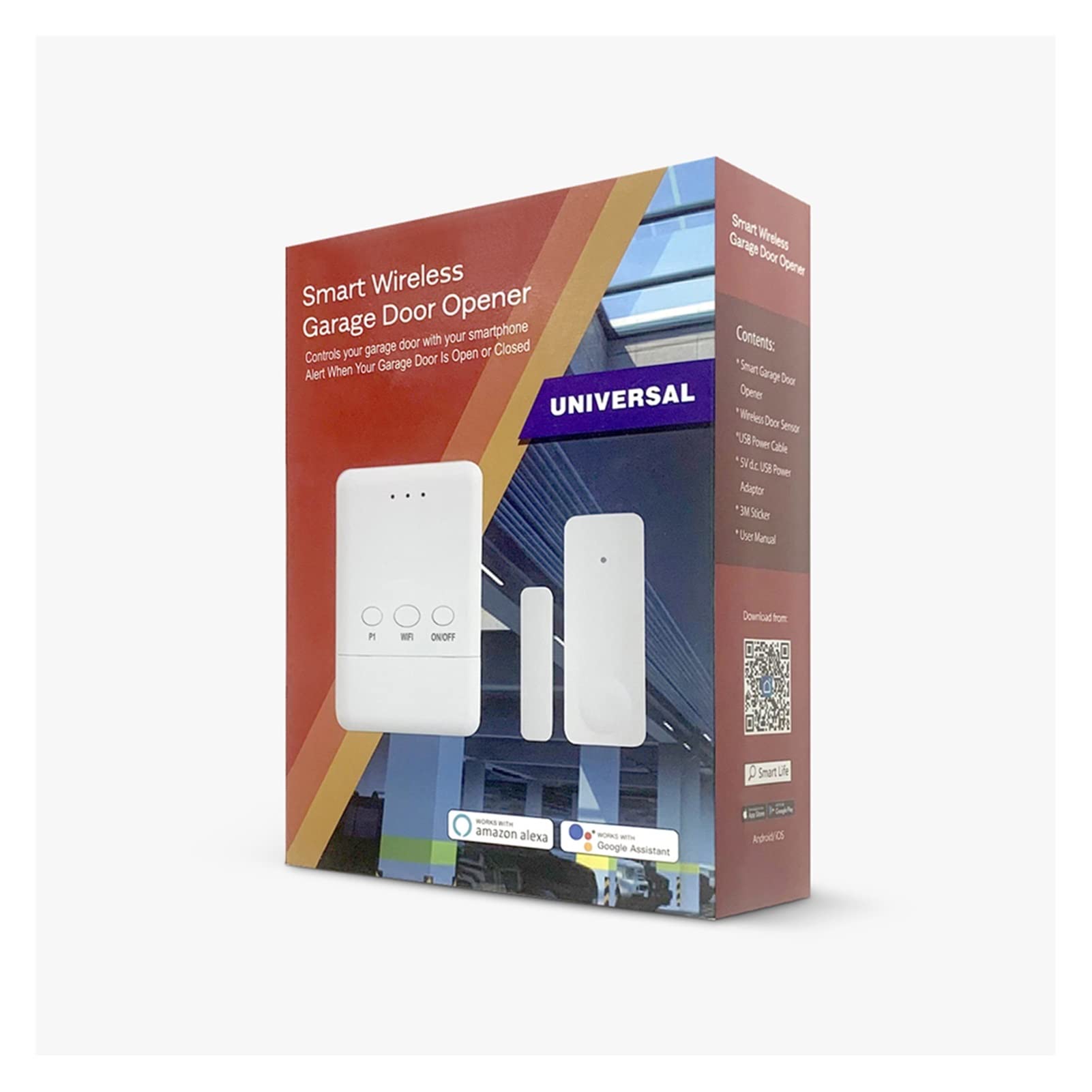 Tuya WiFi inteligentny bezprzewodowy otwieracz do drzwi garażowych, przełącznik zdalnego sterowania RF sterowanie głosem dom nie wymaga koncentratora