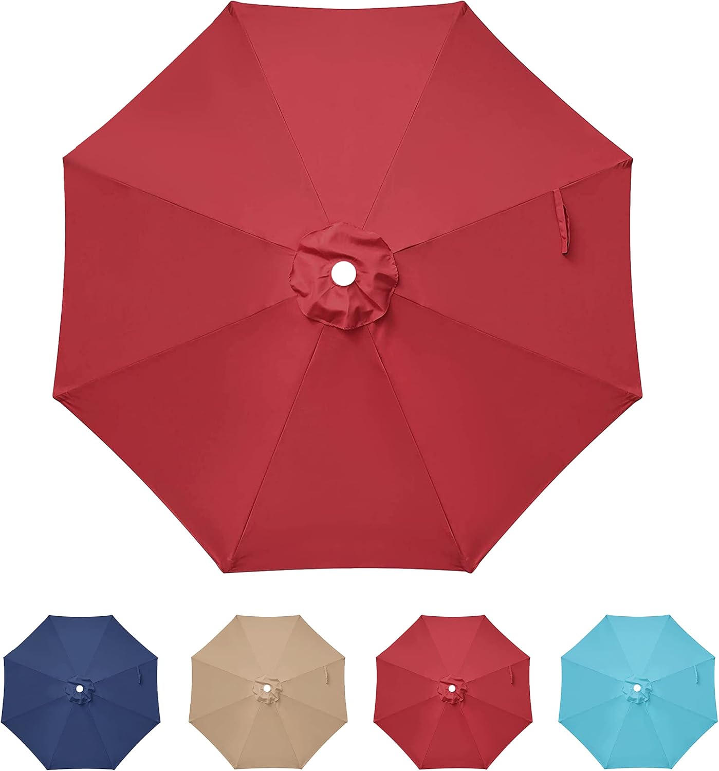 Simple Deluxe 9' Patio Outdoor Table Market Yard Umbrella